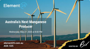 Element 25 1 - Element 25: Australia’s Next Manganese Producer
