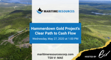 Maritime Resources - Maritime Resources: Hammerdown Gold Project's Clear Path to Cash Flow