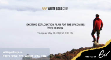 White Gold Corp 1 - White Gold Corp: Exciting Exploration Plan for the Upcoming 2020 Season