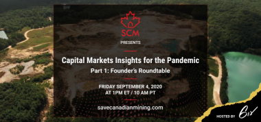Hero Image Landing Page v1 - Save Canadian Mining presents "Capital Markets Insights For The Pandemic" Part 1: Founders Roundtable