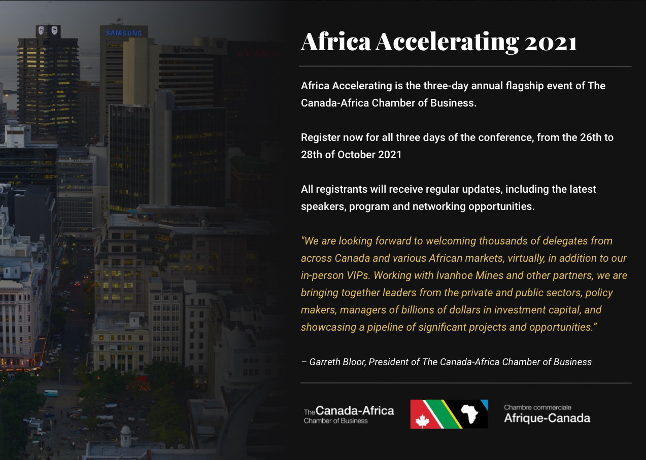 Africa Accelerating 2021 Conference v1 - Africa Accelerating 2021 Conference