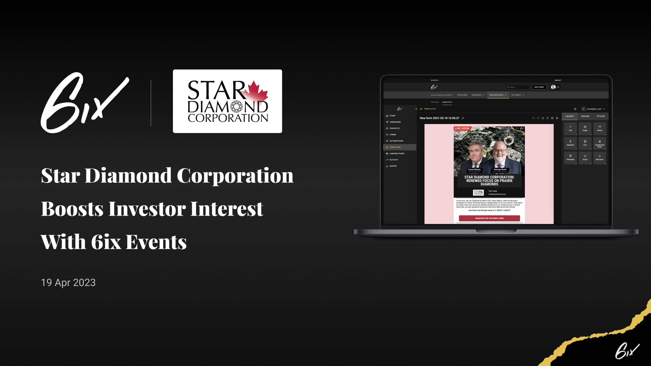 Star Diamond Corporation Boosts Investor Interest With 6ix Events