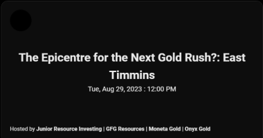 Epicentre - The Epicentre for the Next Gold Rush?: East Timmins