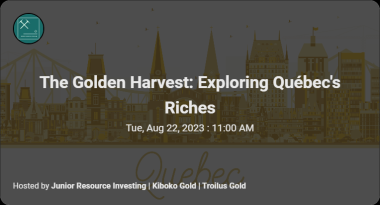 Golden Harvest panel - The Golden Harvest: Exploring Québec's Riches
